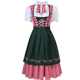 Maxi Dirndl Dress with Long Sleeve | Free Shipping!